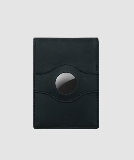 AirTag Minimalist Bifold Wallet  |  Crazy Horse Leather